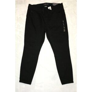 Torrid Bombshell Skinny Jeans Women 18 Short Black Premium Stretch Denim 38.5x27